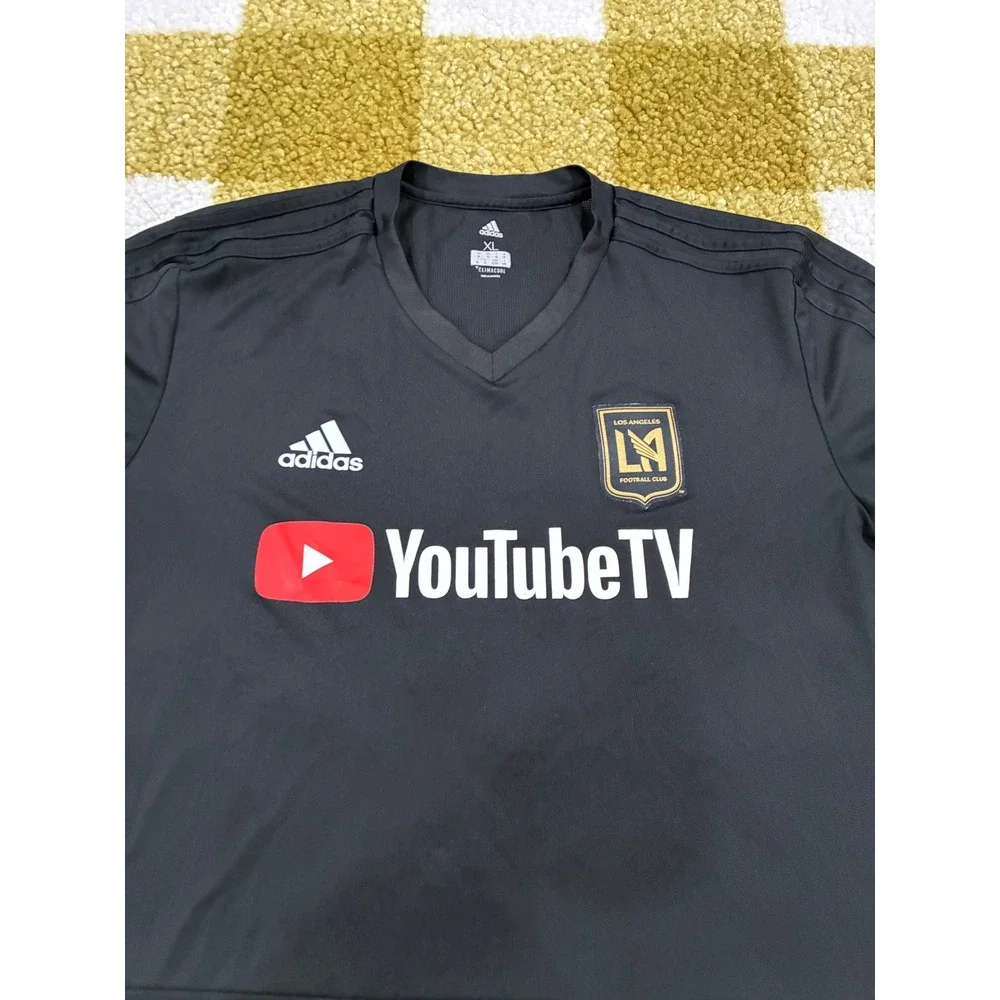 Adidas LAFC Los Angeles Football Club YouTube TV Jersey Mens XL Black Soccer Top